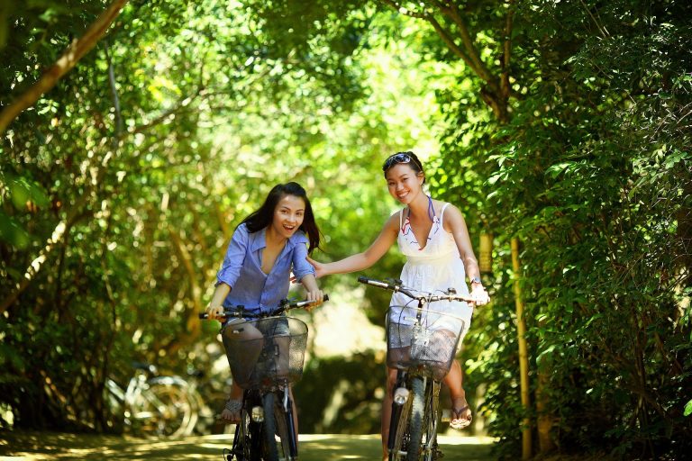 tour du lac en vélo