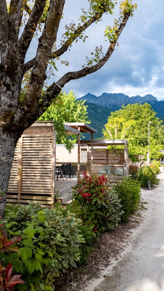 Mobil home à la Ferme de la Serraz proche d'Annecy