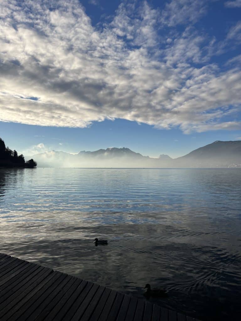 Photo du lac d'Annecy